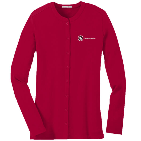 Port Authority® Women's Concept Stretch Button-Front Cardigan Thumbnail