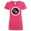 Women’s Glitter V-Neck T-Shirt Thumbnail