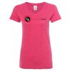 Women’s Glitter V-Neck T-Shirt Thumbnail